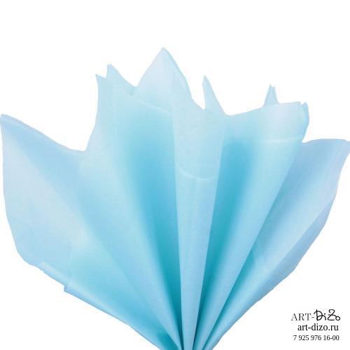 Тишью 76×50 см голубая, 100 листов